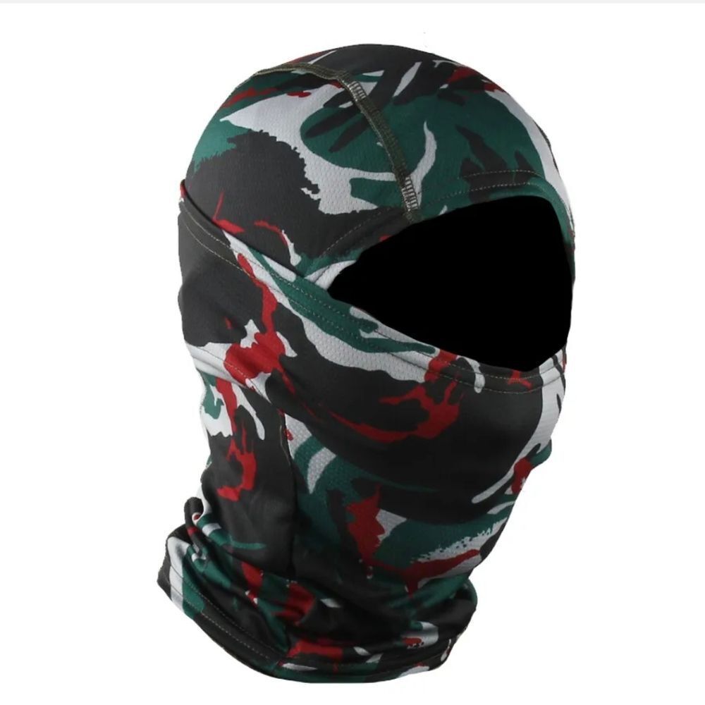 Balaclava Camo Face Mask UV Protection Hood Outdoor Tactical Skiing Cycling Mask